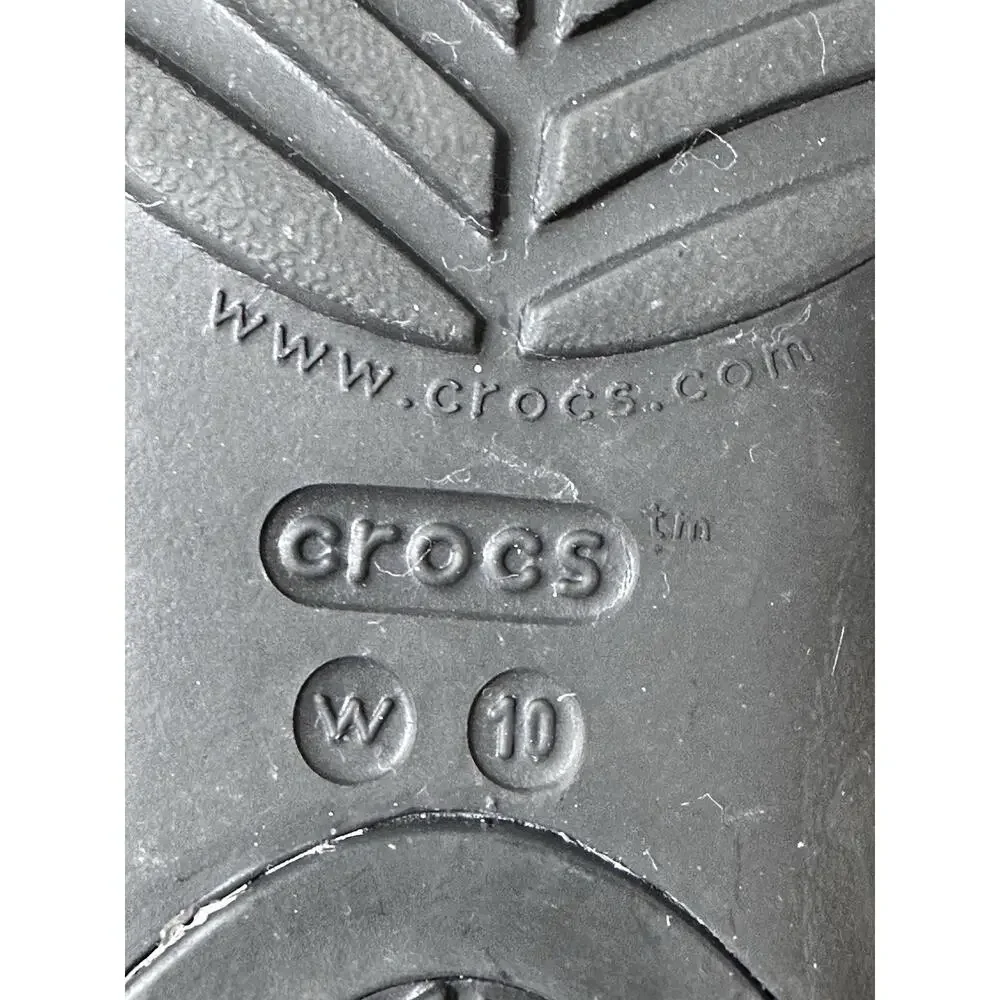 Crocs Serena Sexi Flip Women’s 10 Black Slingback Thong T-Strap Sandals